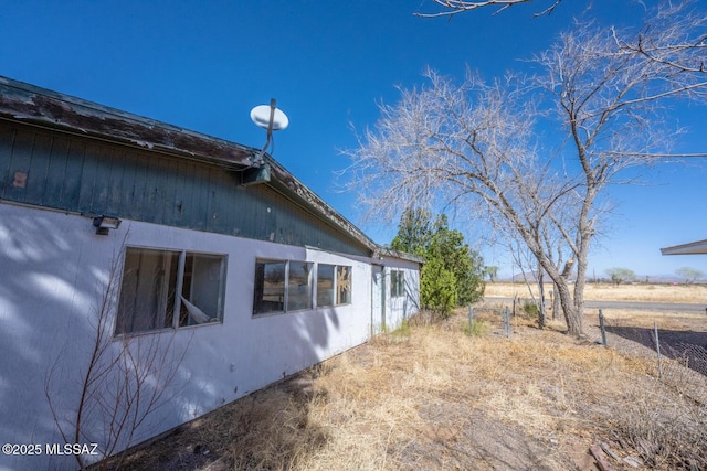 view of side of property