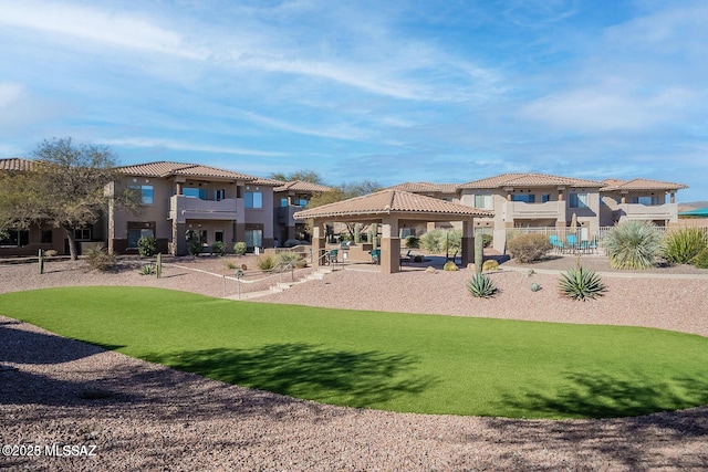 view of home's community featuring a gazebo