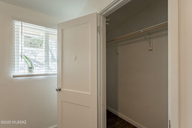 view of closet