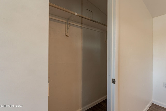 view of closet