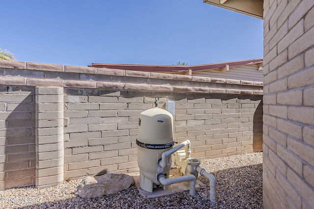 details with pump and brick siding