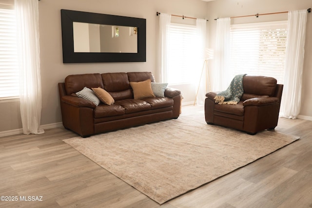 1785 Camilla Cir, Safford, AZ 85546 - living area featuring a wealth of natural light, baseboards, and wood finished floors