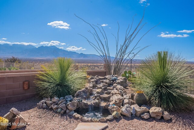 view of mountain feature