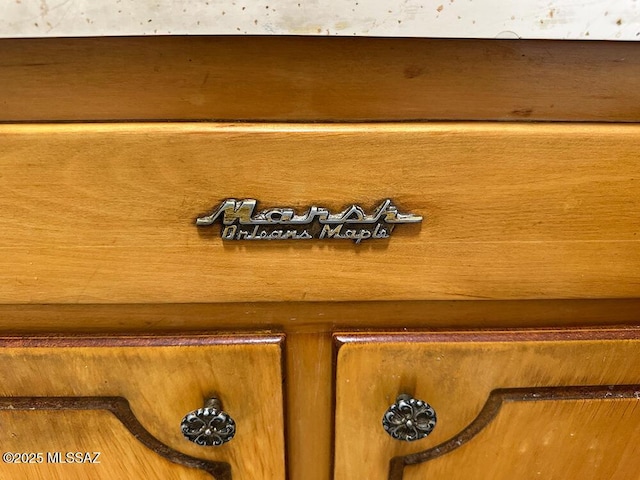 view of details