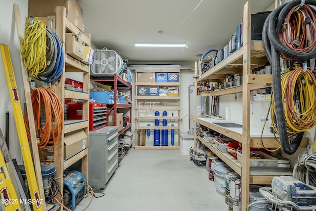 view of storage room