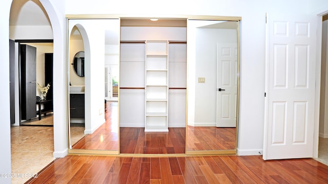 view of closet