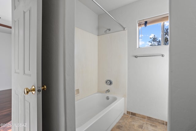 bathroom featuring tub / shower combination
