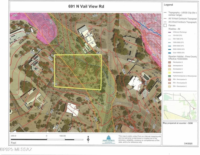 691 N Vail View Rd Unit 7Blk6, Vail AZ, 85641 land for sale