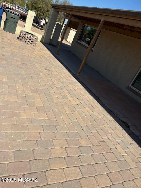 302 W Aragon Rd, Tucson, AZ 85756 - view of patio