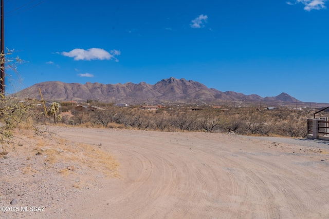 view of mountain feature