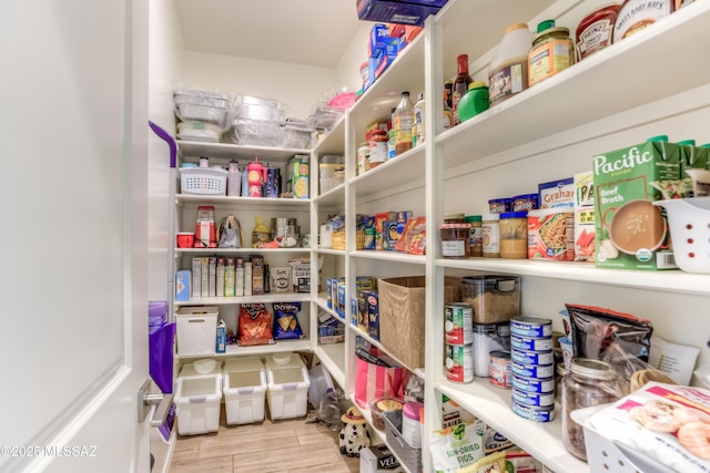 view of pantry