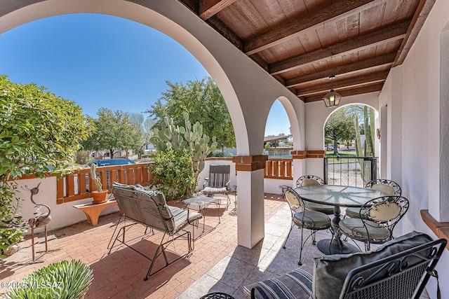 view of patio