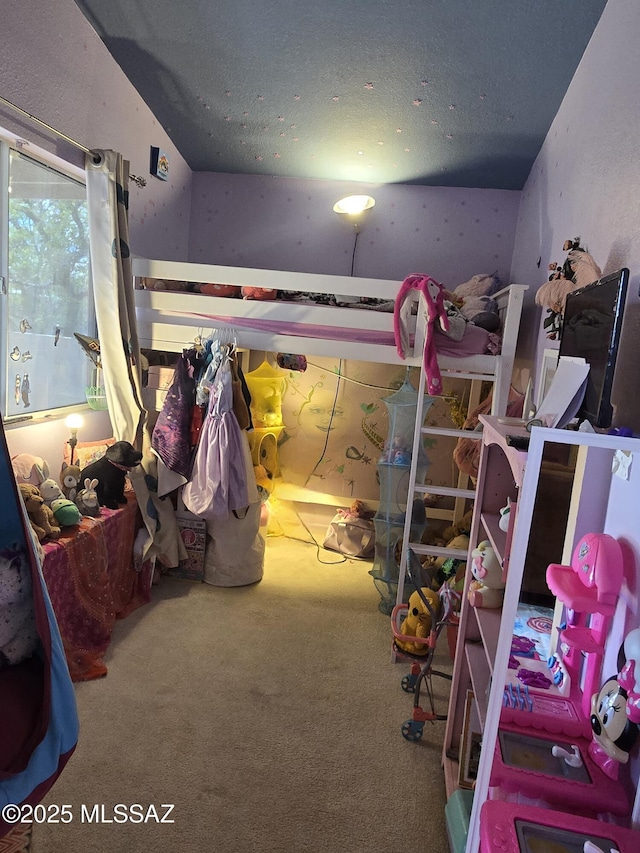 1702 E Saint Bernadine St, Tucson, AZ 85713 - carpeted bedroom featuring a textured ceiling