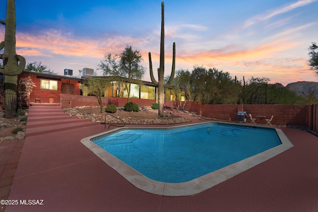 6530 N Camino De La Karina, Tucson, AZ 85718 - view of pool with a fenced backyard and a patio