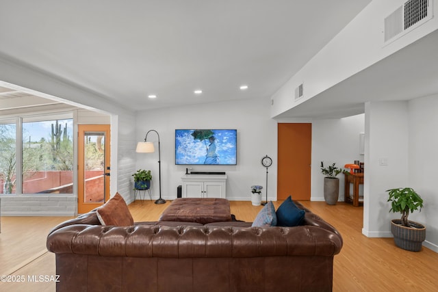6530 N Camino De La Karina, Tucson, AZ 85718 - living area with light wood-style floors, recessed lighting, and baseboards