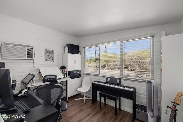 6530 N Camino De La Karina, Tucson, AZ 85718 - office space featuring wood finished floors and a wall unit AC