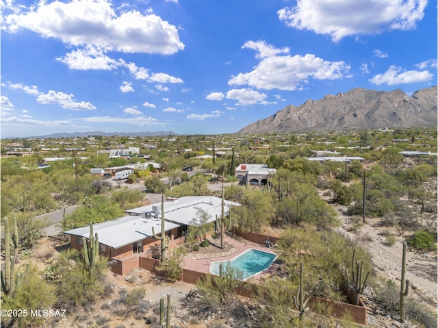 6530 N Camino De La Karina, Tucson, AZ 85718 - view of subject property featuring a mountain backdrop and a pool