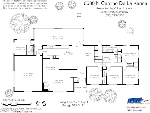 6530 N Camino De La Karina, Tucson, AZ 85718 - room layout