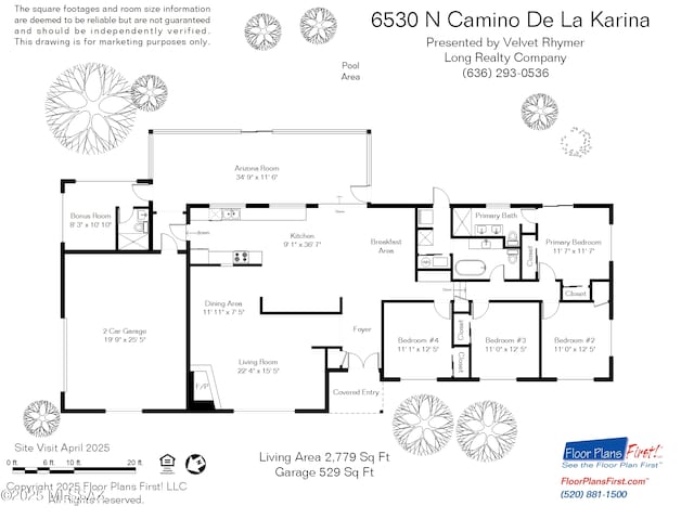 6530 N Camino De La Karina, Tucson, AZ 85718 - floor plan / room layout