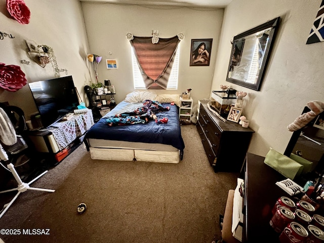 bedroom featuring carpet floors
