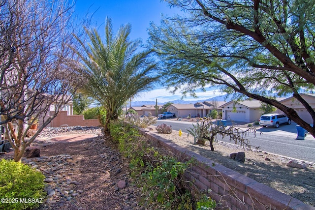 4621 S Pinnacle Peak Dr, Green Valley, AZ 85622 - view of yard with a residential view and a garage