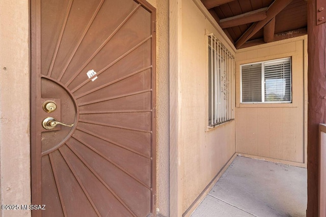 view of entrance to property