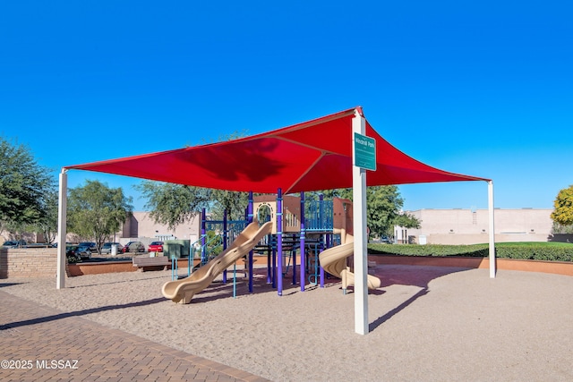 view of communal playground