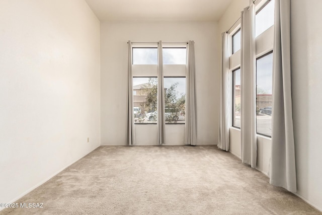 empty room featuring carpet flooring