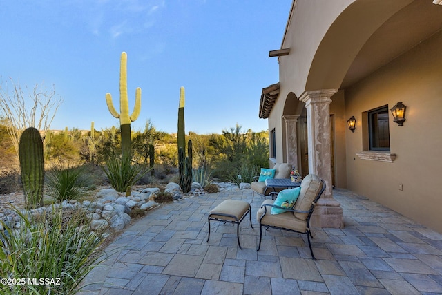 view of patio