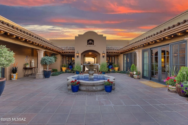 view of patio / terrace with french doors