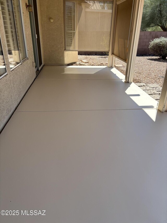 9373 N Sombrero Canyon Dr, Tucson, AZ 85743 - view of patio / terrace with fence