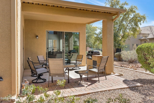 view of patio / terrace with outdoor dining space