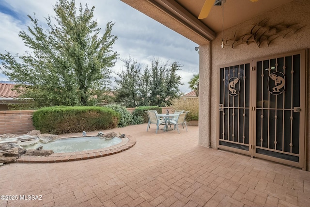 view of patio / terrace with outdoor dining area