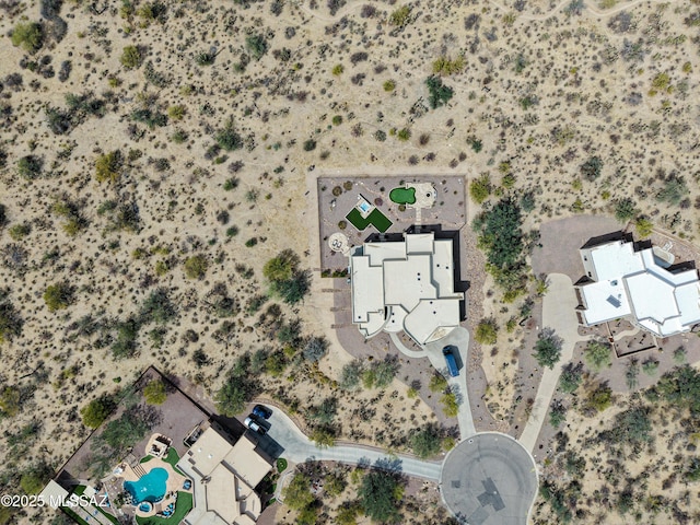 bird's eye view featuring a residential view