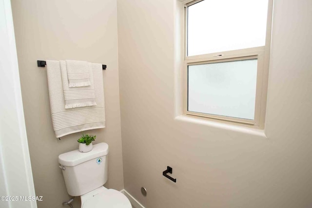 bathroom featuring toilet