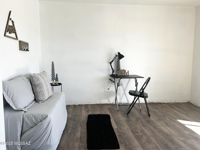 interior space featuring wood finished floors