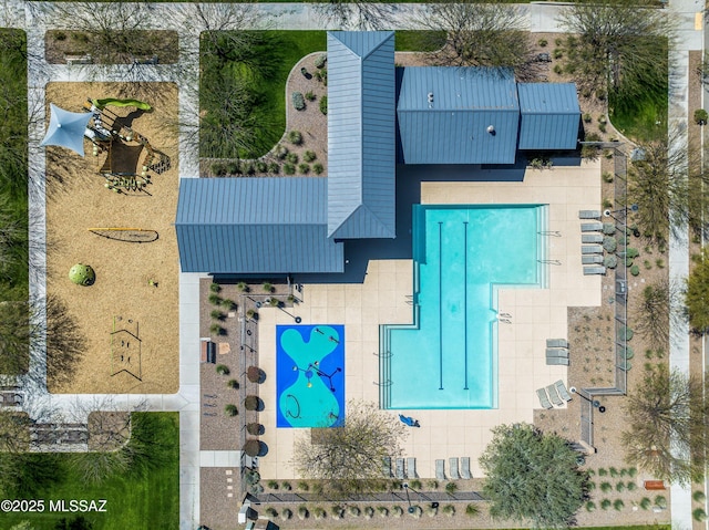 drone / aerial view