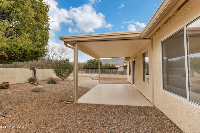 63606 E Desert Peak Dr, Tucson, AZ 85739 - view of patio / terrace with a fenced backyard