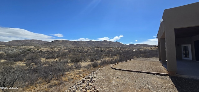 view of mountain feature