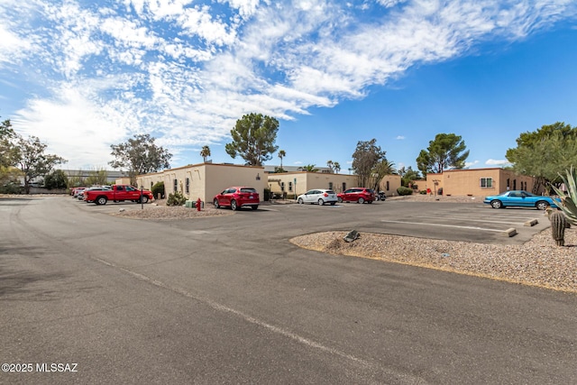 view of uncovered parking lot