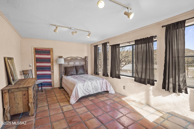 view of tiled bedroom