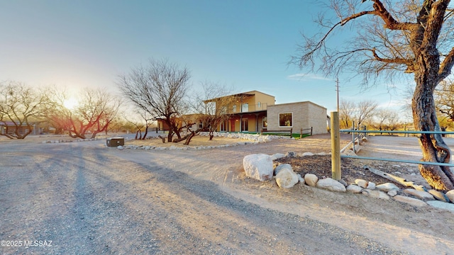 view of front of house