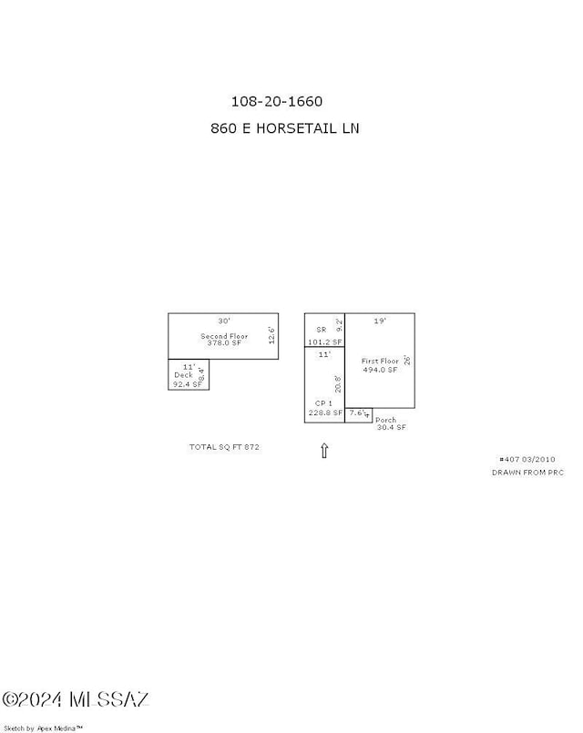 860 E Horsetail Ln, Tucson, AZ 85719 - view of layout