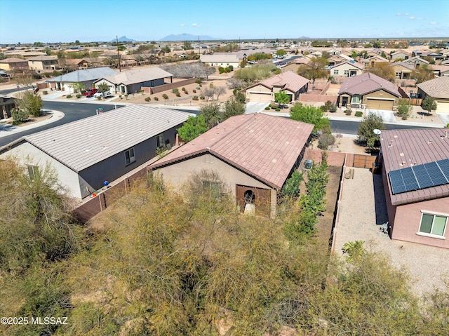 birds eye view of property featuring a residential view