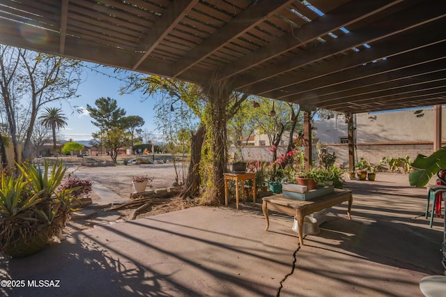 view of patio