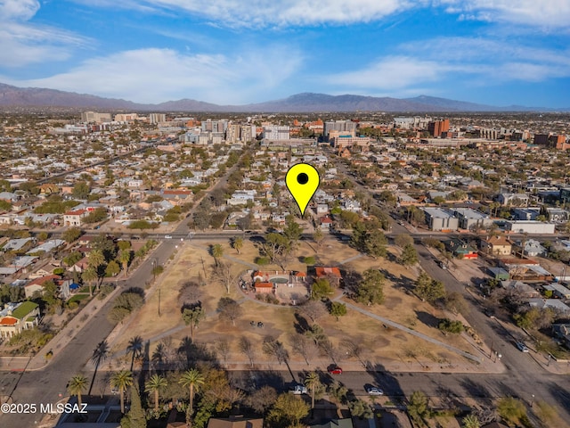 912 N 4th Ave, Tucson, AZ 85705 - birds eye view of property featuring a mountain view