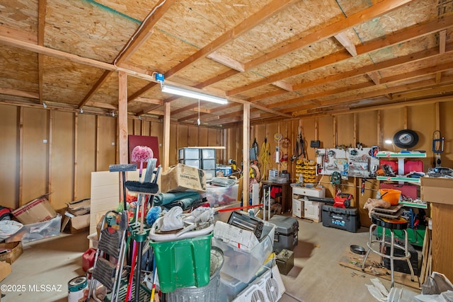 storage room featuring a garage