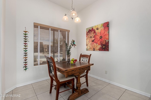 13827 E Fiery Dawn Dr, Vail, AZ 85641 - dining space with light tile patterned floors and baseboards