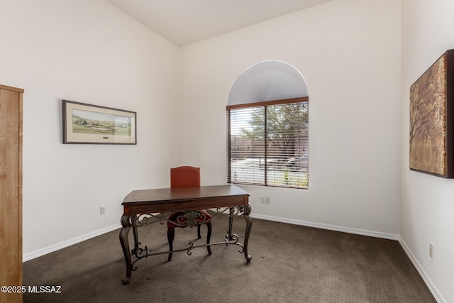 13827 E Fiery Dawn Dr, Vail, AZ 85641 - carpeted home office with baseboards