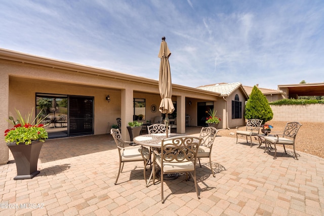 view of patio